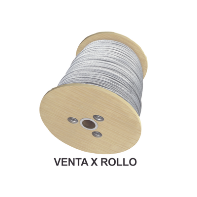 [S-RET-338CAM/2000] Cable Retenida de 3/8", Resistencia 4900 Kg, 7 Hilos (Carrete de 2000 metros).