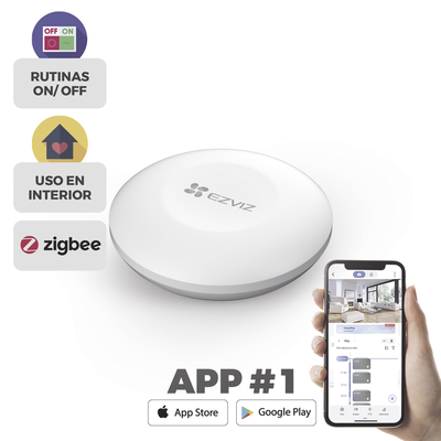 [CS-T3C] Botón de Emergencia Inalambrico / Compatible con Kit de Alarmas EZVIZ / Protocolo Zigbee