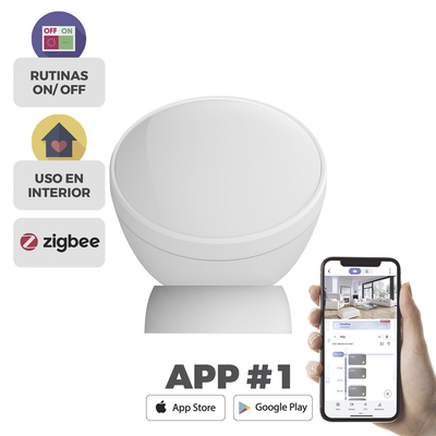 [CS-T1C] Sensor de Movimiento PIR Inteligente / Inalámbrico / Compatible con HUB CS-A3 / Cuenta con Inmunidad para Mascotas / Protocolo Zigbee
