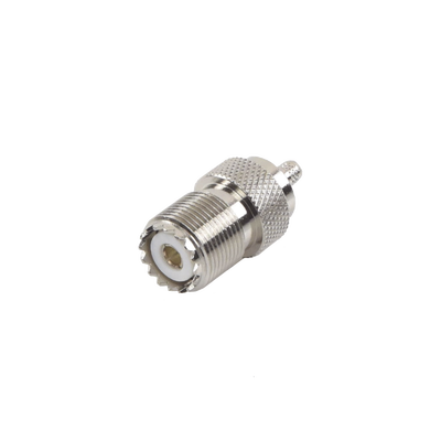 [RFU-527-T] Conector UHF hembra (SO-239) de anillo plegable para cable RG-58/U, RG-142/U.