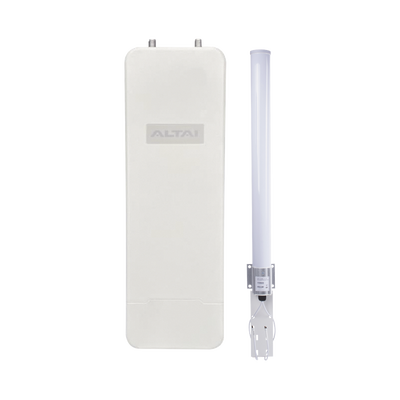 [KIT-C1XN+O] Super Kit WiFi Omnidireccional en 2.4 GHz para WISP, Hasta 300 m de Cobertura, El Kit Incluye Punto de Acceso C1XN+ y Antena Omnidireccional  de 10 dBi, Administración en Nube Gratis con INSIGHTS