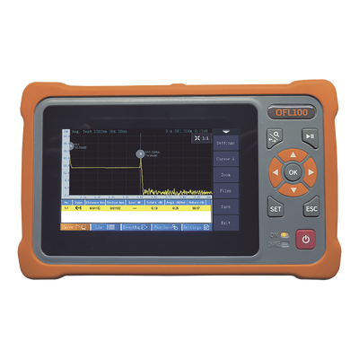 [OFL100] OTDR Monomodo para Pruebas en Enlaces de Fibra Óptica, Longitudes de Onda 1310 y 1550 nm, Entrada SC/APC