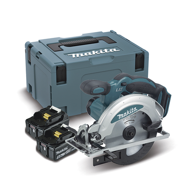 [DSS611RFE] Sierra Circular Inalámbrica de 18V, Diámetro de Disco 6-1/2in, 3700 Rpm , Incluye 2 Baterías Li-Ion de 3.0 Ah, Cargador y Maletín.