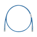 Cable de Parcheo TX6, UTP Cat6, 24 AWG, CM, Color Azul, 2.44 Metros (8 Pies)