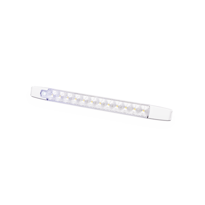 [EW0352] Luz Auxiliar LED Rectangular, 12 LED, 12-24 Vdc,  360 lúmenes