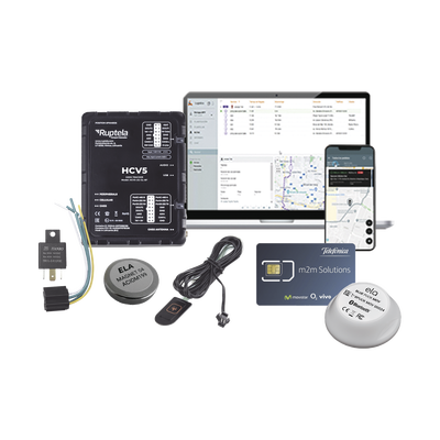 [HCV5KITMAG2] Kit de Localizador 4G LTE / 1 BLUEPUCKMAGKIT + 1 MICSIM25GPS y datos por 1 año + 1 EPCOMGPSMENSUAL + RELAY + Botón SOS