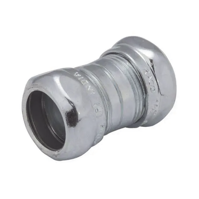 [HUB-2926] Cople Compresión de Acero Galvanizado para Pared Delgada de 1-1/2".