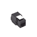 Módulo Jack Keystone Cat6 (Toolless), con Terminación en Ángulo 180 - Color Negro, Compatible con Faceplate y Patchpanel Linkedpro