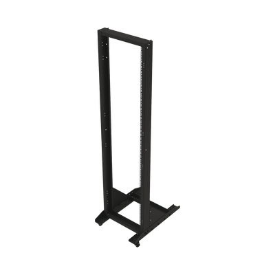 [LP2PMR45U] Rack Móvil de Acero de 2 Postes, 45 UR, Incluye 4 Ruedas Uso Rudo.