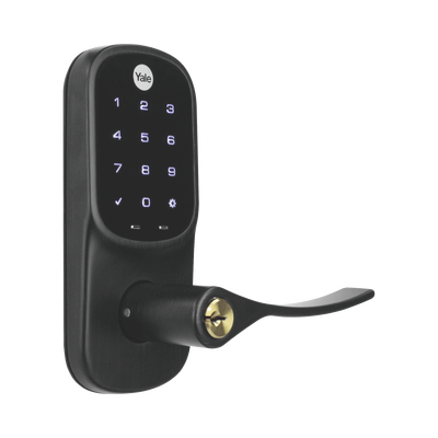 Cerradura  YRL226 con Teclado Táctil y Manija /Smarphone Control Opcional/ bronce Antiguo/ Para puertas de 35 mm a 45 mm de espesor.