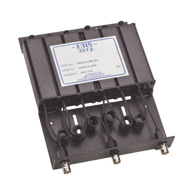 [64316-1/MC(5C)] Duplexer Compacto de Rechazo de Banda, 160-170 MHz, 4.6 a 6 MHz Sep. Tx-Rx, 50 Watt, BNC Hembra.