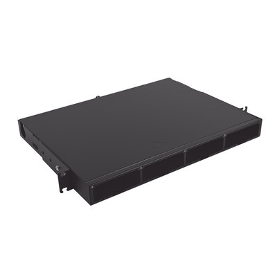 [LVE-1U-MS-C01A] Distribuidor de Fibra Óptica de Alta Densidad LigthVerse *Core* Para Rack de 19 Pulgadas, Acepta 4 Placas Plug and Play, Hasta 96 Fibras, 1 UR