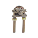 Conector X 2 Cables / Calibre 4-2/0 AWG / Bronce 100% / Unión Cruzada / Sin Soldadura / Baja Resistencia