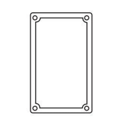 [HUB-FSRG] Empaque de Neopreno para Cajas FS/FD de 1 Gang.