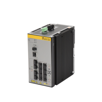 [AT-IE340-12GP-980] Switch Industrial PoE+ Capa 3 D/8 Puertos 10/100/1000 PoE af/at, 4 x SFP (TAA)