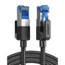 Cable Ethernet Cat8 CLASS F/FTP Redondo con Malla de Nylon 1 Metro (3.28 Pies)