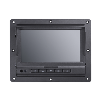 [DS-MP1301(AE)] Monitor y Botones de 7" LCD / Compatible con DVR Móvil HIKVISION / Conector Tipo Aviación