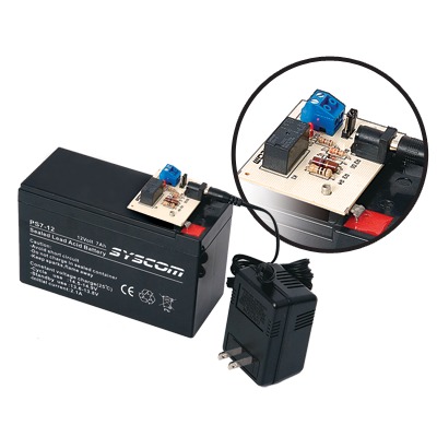 [SCAR-4A] Fuente de Respaldo con Relevador para Equipos de Bajo Consumo de Energía (Requiere Batería PL4.512)