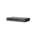 Router Balanceador PoE Cloud 10 puertos gigabit (8 puertos PoE), soporta 4x WAN configurables, hasta 200 clientes con desempeño de 600 Mbps asimétricos
