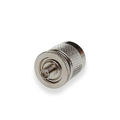 [RSA-3478] Adaptador en Línea de Conector SMA Hembra a N Macho, Níquel/ Oro/ Teflón.