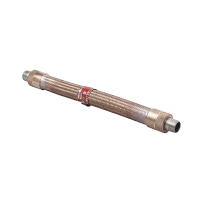 [HUB-ECF118] Cople Flexible con Trenzado de Bronce de 1/2" x 18".