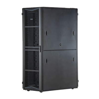 [XG74519BS0002] Gabinete FlexFusion para Centros de Datos, 45 UR, 700 mm de Ancho, 1070 mm de Profundidad, Sin Paneles Laterales, Fabricado en Acero, Color Negro