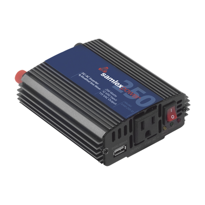 [SAM-250-12] Inversor de Corriente (CD-CA) Potencia Nominal 250 W, Ent:12Vcc, Sal: 115Vca 60 Hz