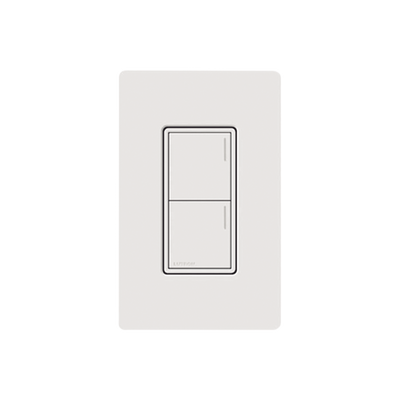 [RRSTW2BSW] (RadioRa3) Botonera Sunnata Blanco 2 escenas para Radio RA3, programe escenas diferentes en cada botón.