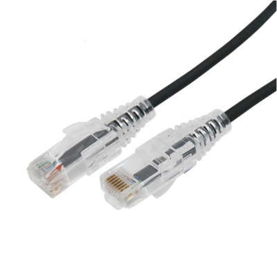 [LP-UT6A-700-BK28] Cable de Parcheo Slim UTP Cat6A - 7 Metros (22.97 Pies) Negro, Diámetro Reducido (28 AWG)