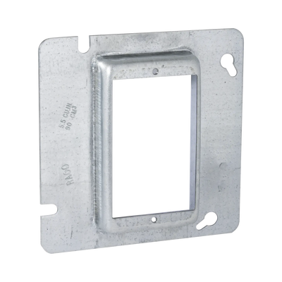 [HUB-838] Sobretapa Cuadrada Galvanizada para Caja de 4 11-16" / Realce de 3/4".