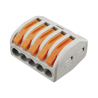 [CON-1006] Conector Compacto para 1 Cable de Entrada 4 Cables de Salida / Cables Compatibles 12AWG-28AWG
