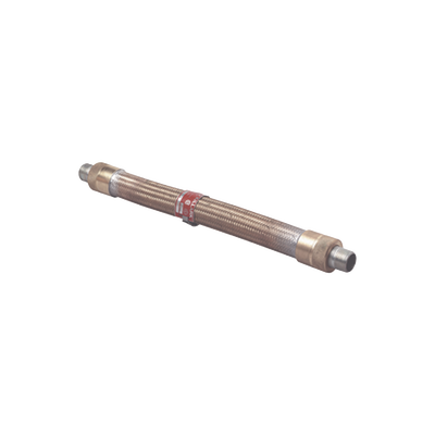 [HUB-ECF124] Cople Flexible Trenzado de Bronce de 1/2" x 24".