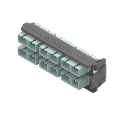 [LVA12-SCQ-BM-A] Placa Acopladora LightVerse, 6 Conectores Dúplex SC, Acepta hasta 12 Hilos de Fibra Multimodo OM3 y OM4 (No Shuttered)