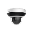 Mini Domo PTZ IP 2 Megapixel / 4X Zoom / H.265+ / 20 mts IR EXIR / WDR 120dB / PoE / IK10 / Exterior IP66 / Ultra Baja Iluminación / Micrófono Integrado / PoE
