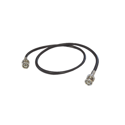 [SBNC-59U-BNC-30] Cable Coaxial RG-59U-SYS-COBRE (30 cm) Cinta Poliester, 40% Malla-Aluminio, BNC Macho-BNC Macho.