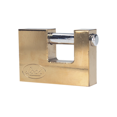 [SYS-L22-C70-ELBB] Candado de acero para Cortina Metálica / Medida 70 mm/ Acabado Latón Brillante / Nivel de Seguridad 6 / Llave Estándar.