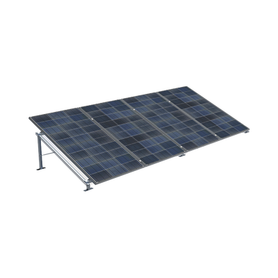 [EFSM1324GR] Montaje de piso de Alta Resistencia para Instalación de 4 Paneles Solares de hasta 1300 x 2400 mm (Revisar módulos compatibles)