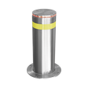 Bolardo Hidráulico Antiembestida 220 mm × 600 mm / Acero Inoxidable 304 / 200,000 J de Resistencia al Impacto / Bomba Hidráulica Integrada / Ciclo de 4 seg / 100 Ciclos por Hora