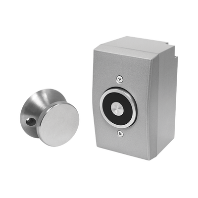 [DH-151SQ] Door Holder / Magnético /  Con Montaje Superficial / 33 LBS / Uso Interior / Sin Magnetismo Residual / 3 Voltajes de Operacion