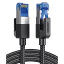Cable Ethernet Cat8 CLASS F/FTP Redondo con Malla de Nylon 2 Metros (6.56 Pies)