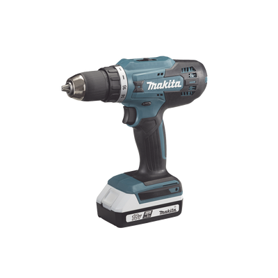 [DF488D004] Taladro Inalámbrico SIN CARBONES, Broquero de 1/2", 1,700 RPM, 18VâŽ“, Torque: 40 N.m C/2 Bat. (1.5Ah) y Cargador.