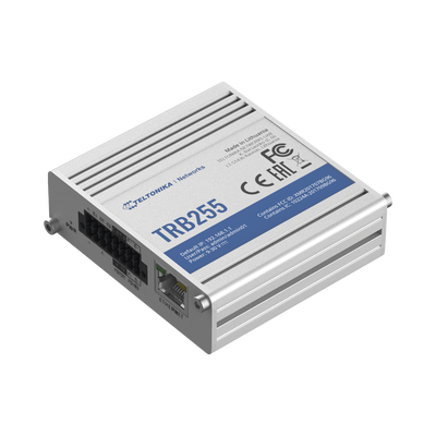 [TRB255] Gateway Industrial Doble SIM LTE (Cat M1), Puertos Serial RS232/RS485