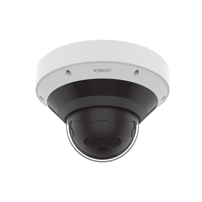 [PNM-C9022RV] Cámara IP 8 MP Antivandálica Panorámica 180 o 209º / H.265 & WiseStream / IP66 / IK10 / PoE+