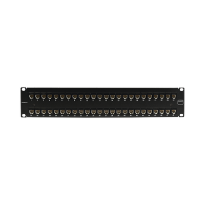 [UP6A-F2-48L-RS] Patch Panel Ultramax. UTP, Precargado con Jacks Cat6A, 48 Puertos, Plano, 2U