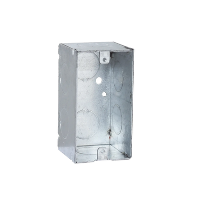 [HUB-674] Caja (Chalupa) 4x2"/ Profundidad 2-1/8"/ 8 Entradas de 3/4"/Soldada
