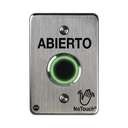 Interruptor IR NoTouch® de Acero Inoxidable, De un solo grupo, ABIERTO