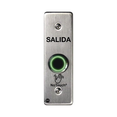 [NT-SS001-ES] Interruptor IR NoTouch® de Acero Inoxidable, Montaje Delgado, Caja Posterior, SALIDA