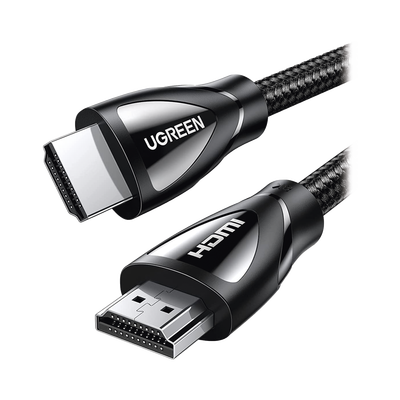[80404] Cable HDMI 2.1 de Nylon Trenzado / 3 Metros / 8K@60Hz/4K@120Hz / eARC (Canal de Retorno de Audio / HDR10+ / VVR / HEC (Canal Ethernet HDMI) / ALLM / 3D / Dolby Atmos / Dolby Visión / 48 Gbps / Mayor Duración.