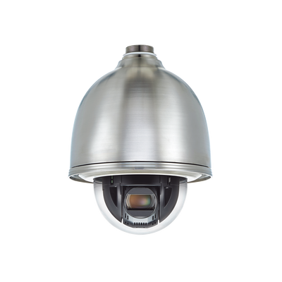 [QNP6320HS] Domo IP PTZ Antivandálico 2MP / Zoom Óptico 32X / H.265 & WiseStream  / WDR 120DB / Exterior IP66 / Acero Inoxidable