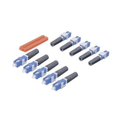 [SCUPCMCS10] Conector Mecánico Monomodo SC/UPC Pre-pulido 3 mm (0.12 Pulgadas) (Bolsa con 10 Piezas)
